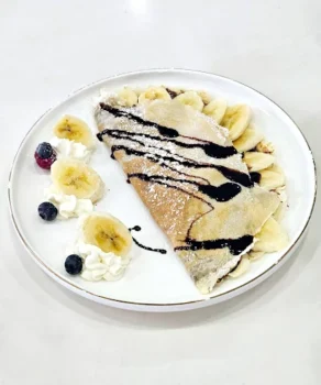 Crepe platano y chocolate